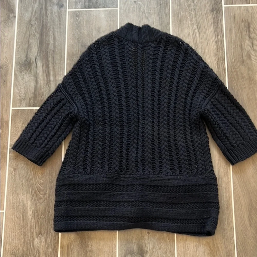 Women's Navy Knit Sweater - Picture 5 of 5